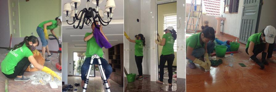  Vệ sinh nhà ở bằng máy công nghiệp hiện đại